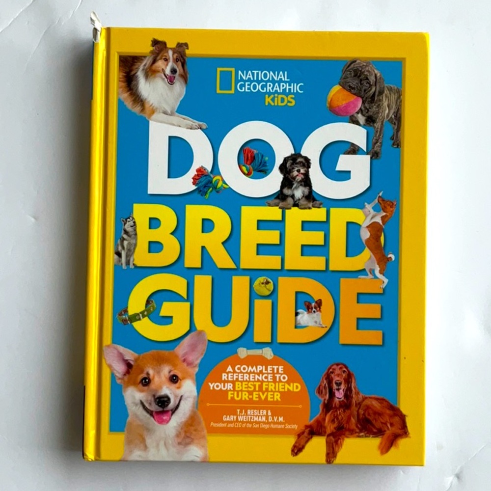 Dog Breed Guide Hardcover Book